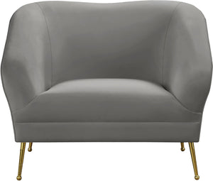 Hermosa Velvet Chair - Furniture Depot