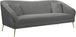 Hermosa Velvet Sofa - Furniture Depot