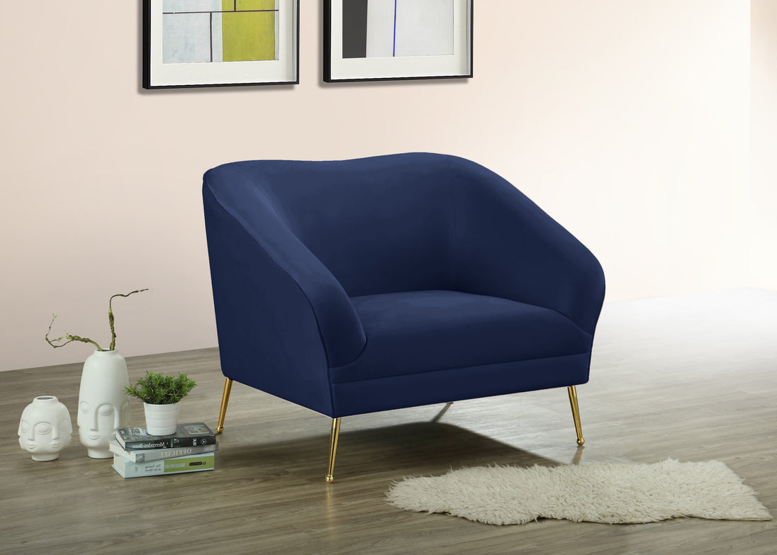 Hermosa Velvet Chair - Furniture Depot