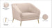 Hermosa Velvet Chair - Furniture Depot