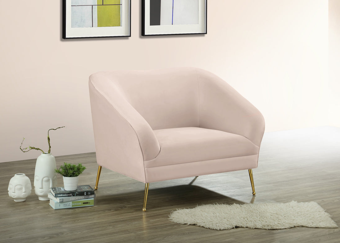 Hermosa Velvet Chair - Furniture Depot