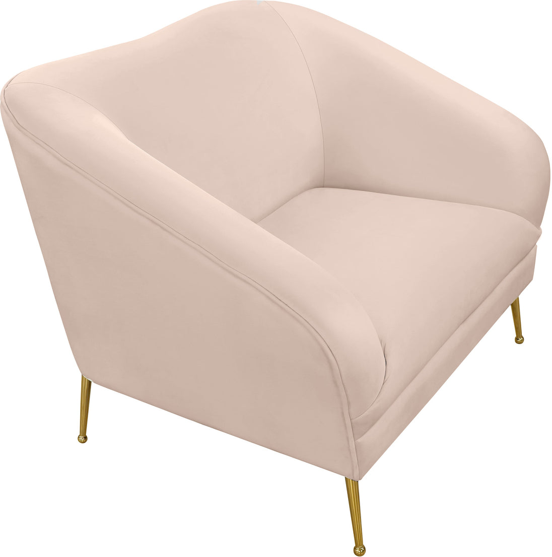 Hermosa Velvet Chair - Furniture Depot