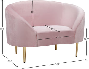 Ritz Velvet Chair - Sterling House Interiors (7679011651832)