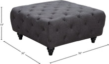 Load image into Gallery viewer, Chesterfield Velvet Ottoman - Furniture Depot
