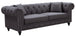 Chesterfield Linen Sofa - Furniture Depot