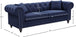 Chesterfield Linen Sofa - Furniture Depot