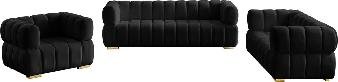 Gwen Velvet Sofa - Furniture Depot