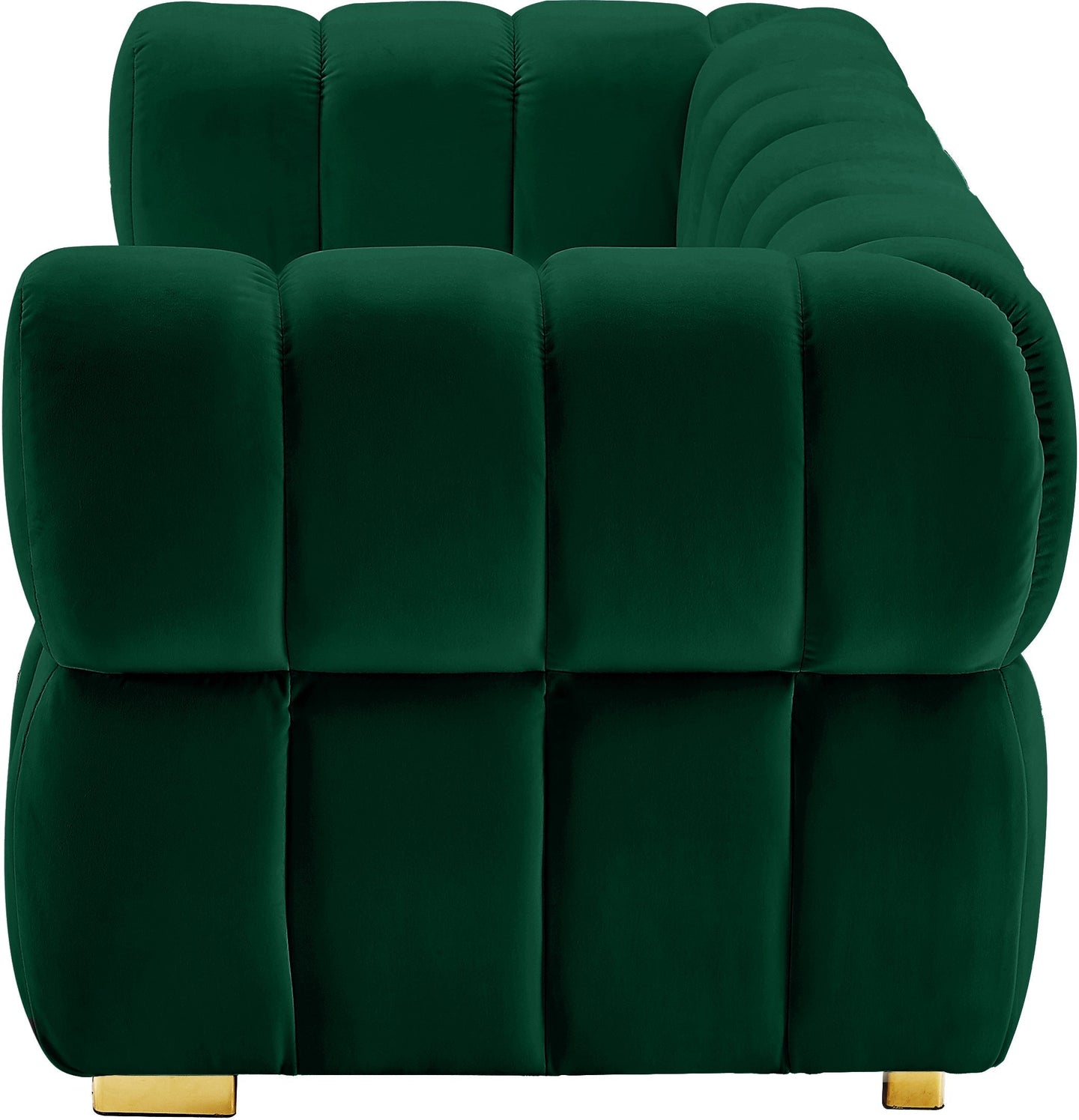 Gwen Velvet Loveseat - Furniture Depot