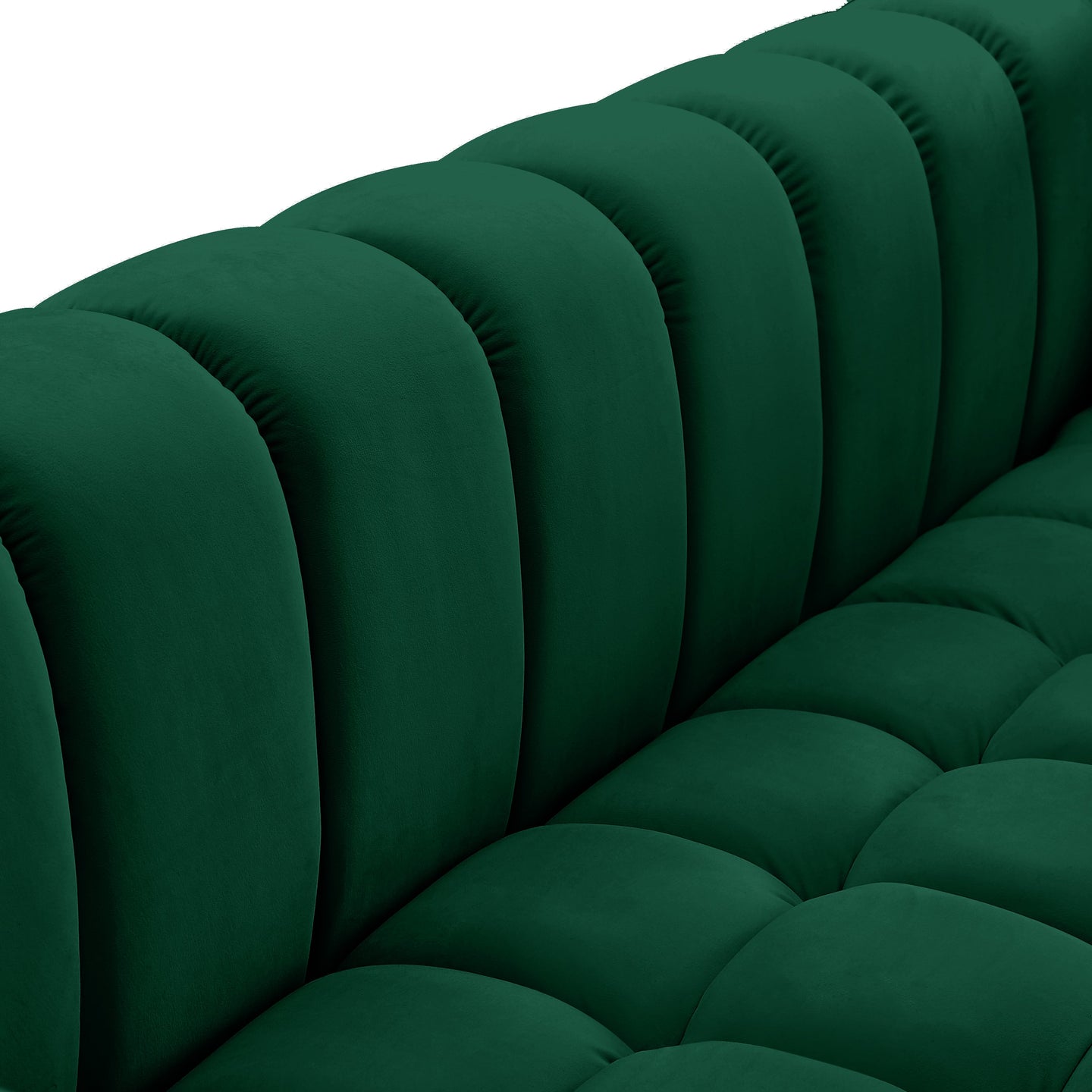 Gwen Velvet Loveseat - Furniture Depot