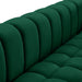 Gwen Velvet Loveseat - Furniture Depot