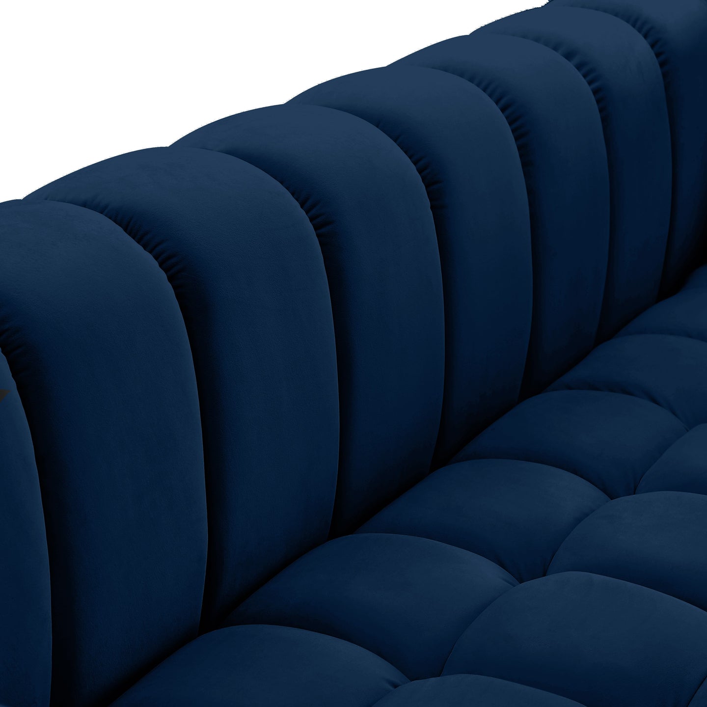 Gwen Velvet Loveseat - Furniture Depot