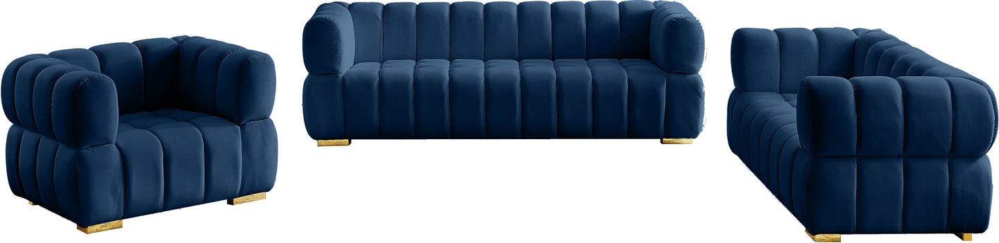 Gwen Velvet Sofa - Furniture Depot