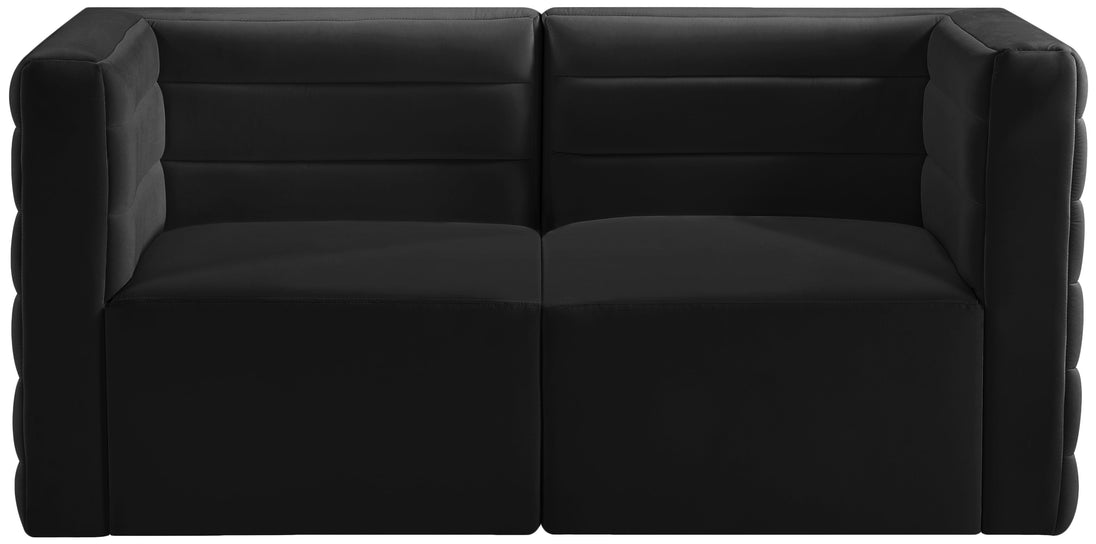 Quincy Velvet Modular Sofa - Furniture Depot