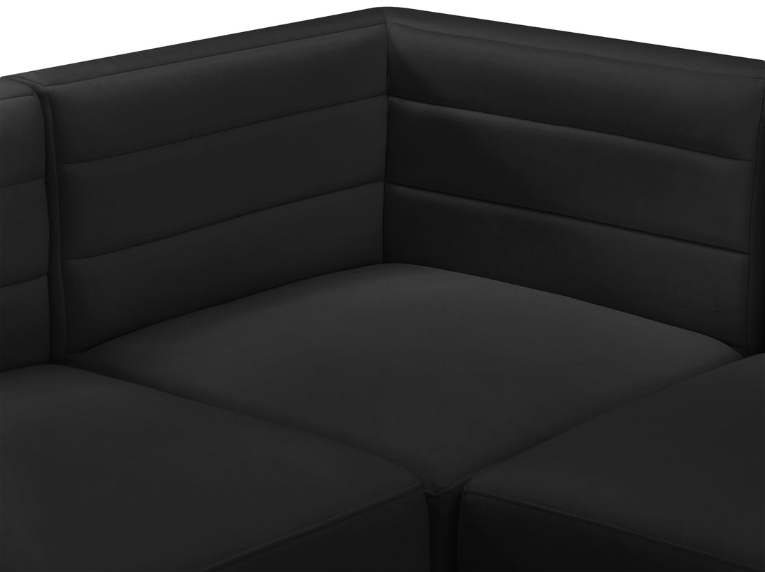 Quincy Velvet Modular Sofa - Furniture Depot