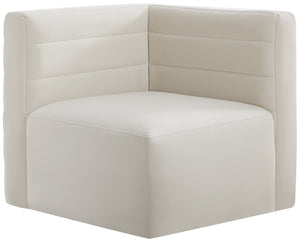 Quincy Velvet Modular Corner Chair - Furniture Depot