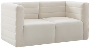Quincy Velvet Modular Sofa - Furniture Depot