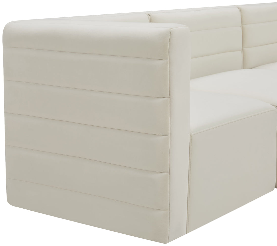 Quincy Velvet Modular Sectional - Furniture Depot