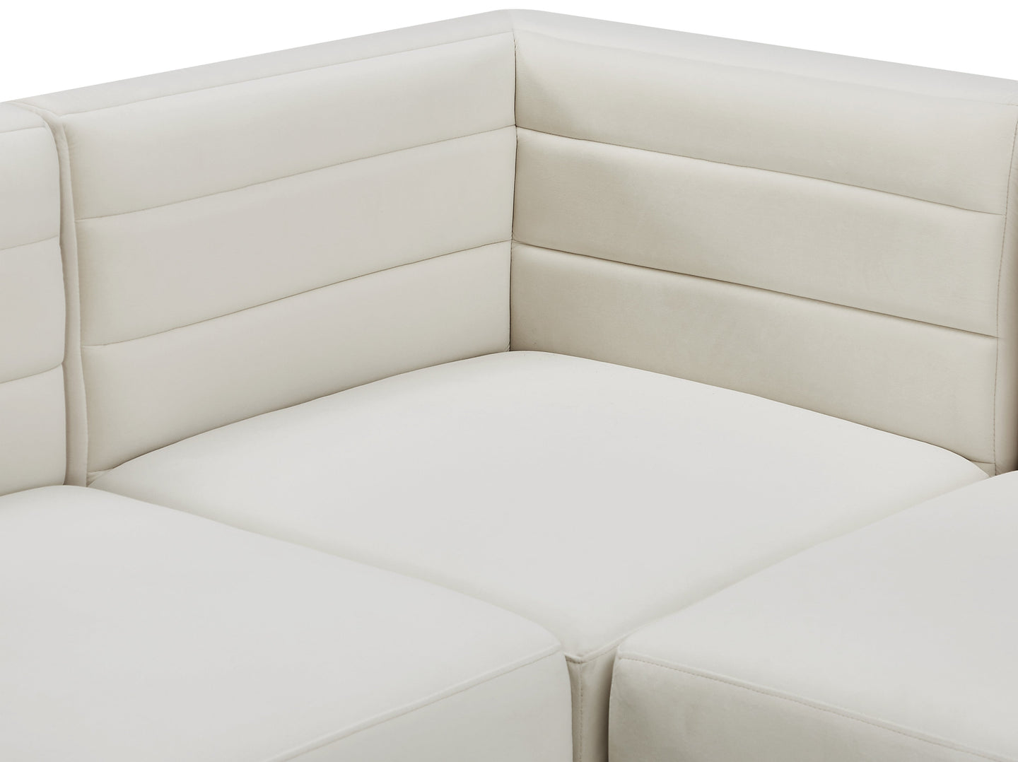 Quincy Velvet Modular Sectional - Furniture Depot