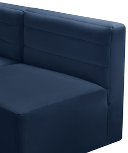 Quincy Velvet Modular Sofa - Furniture Depot