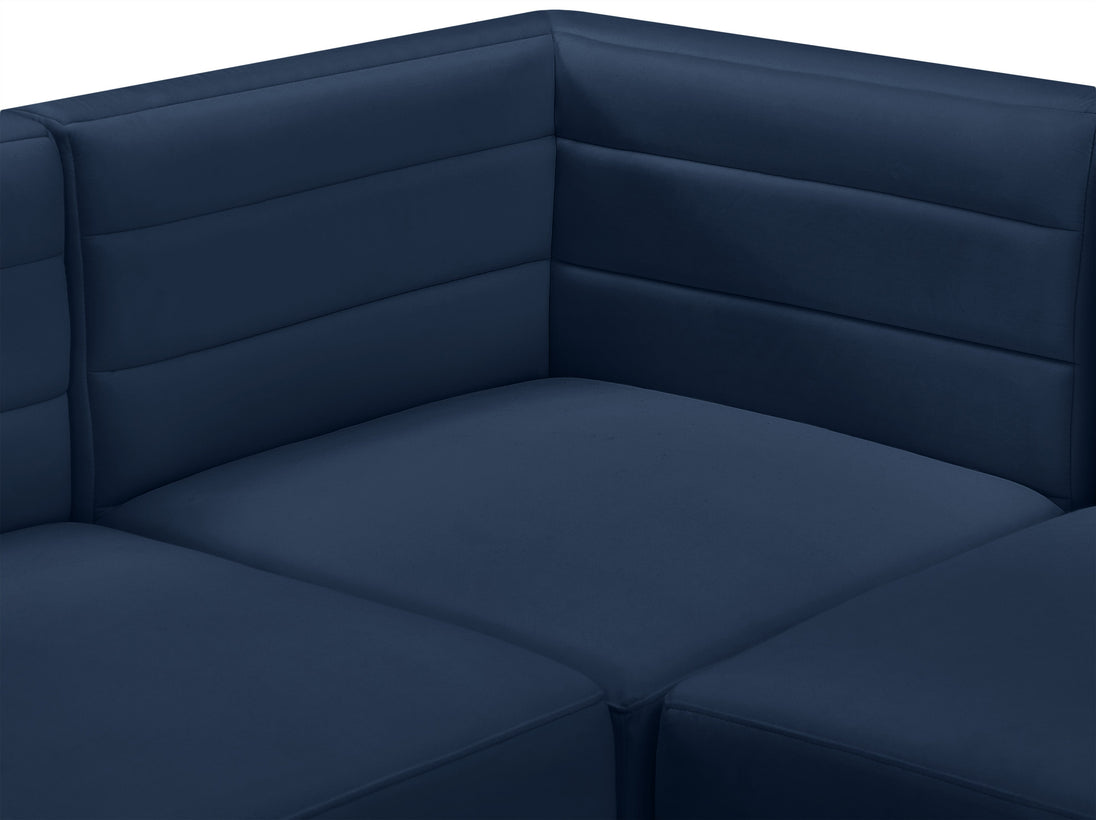 Quincy Velvet Modular Sofa - Furniture Depot