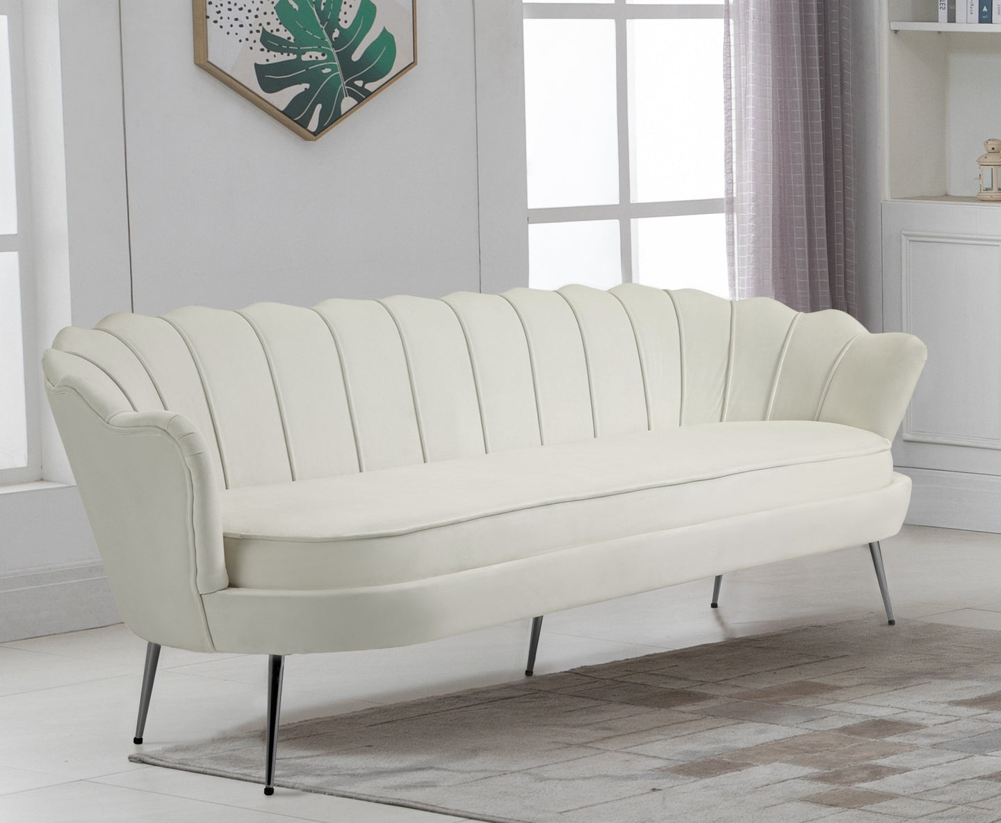 Gardenia Velvet Sofa - Furniture Depot