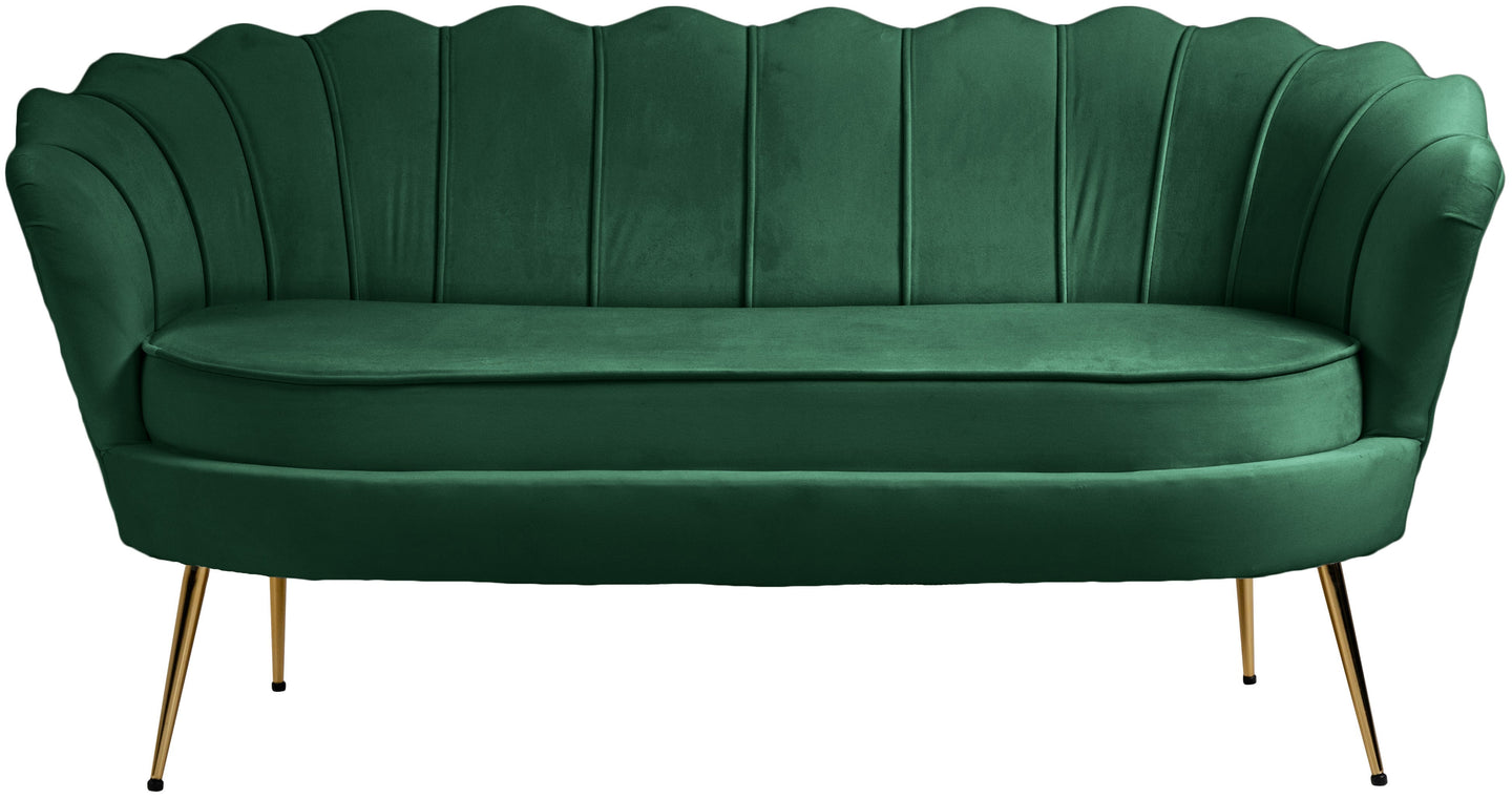 Gardenia Velvet Loveseat - Furniture Depot