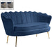 Gardenia Velvet Loveseat - Furniture Depot