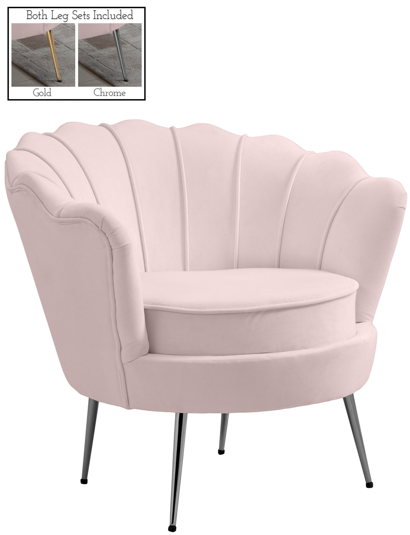 Gardenia Velvet Chair - Furniture Depot