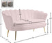 Gardenia Velvet Loveseat - Furniture Depot