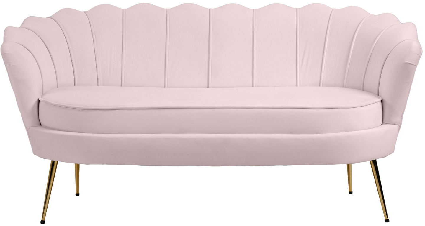 Gardenia Velvet Loveseat - Furniture Depot