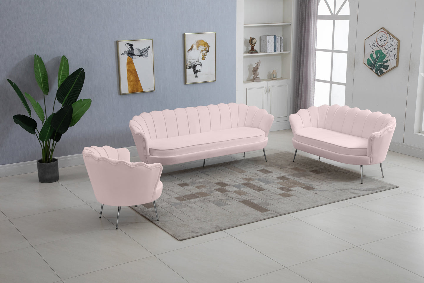 Gardenia Velvet Sofa - Furniture Depot