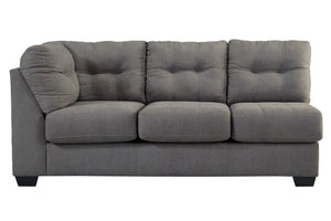 Maier Charcoal Right Arm Facing Chaise 2 Pc Sectional