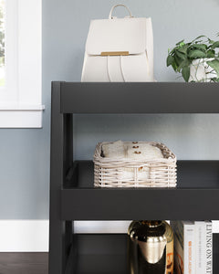 Blariden Shelf Accent Table - Metallic Gray