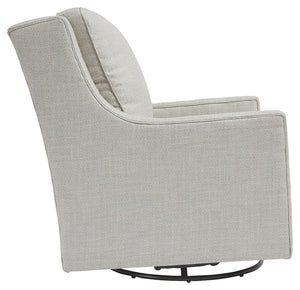 Kambria Swivel Glider Accent Chair - Frost
