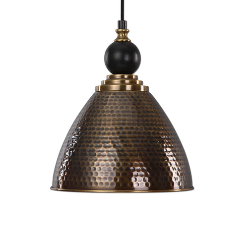 Adastra 1 Light Pendant Antique Brass