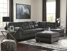 Load image into Gallery viewer, Accrington 3 Pc. Left Arm Facing Sofa 2 Pc Sectional, Ottoman - Granite