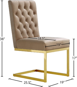 Cameron Velvet Dining Chair - Furniture Depot (7679015289080)