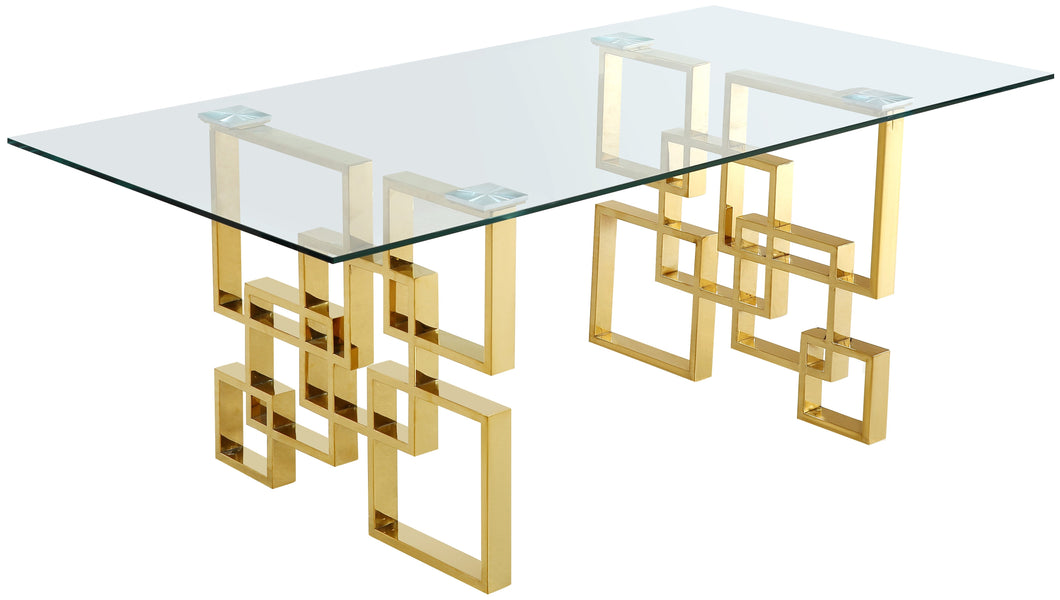 Pierre Gold Dining Table - Furniture Depot (7679015354616)