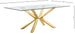 Capri Gold Dining Table - Furniture Depot (7679015420152)