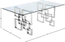 Load image into Gallery viewer, Alexis Chrome Dining Table - Furniture Depot (7679015846136)