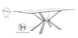 Juno Chrome Dining Table - Furniture Depot (7679015911672)