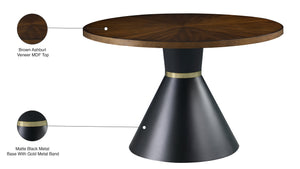 Sheridan Brown Wood Dining Table - Sterling House Interiors (7679016239352)