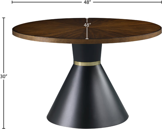 Sheridan Brown Wood Dining Table - Sterling House Interiors (7679016239352)