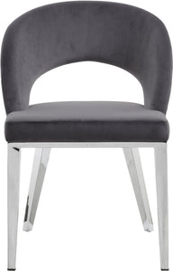 Roberto Velvet Dining Chair - Furniture Depot