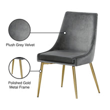 Load image into Gallery viewer, Karina Velvet Dining Chair - Furniture Depot