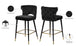 Kelly Velvet Stool - Furniture Depot