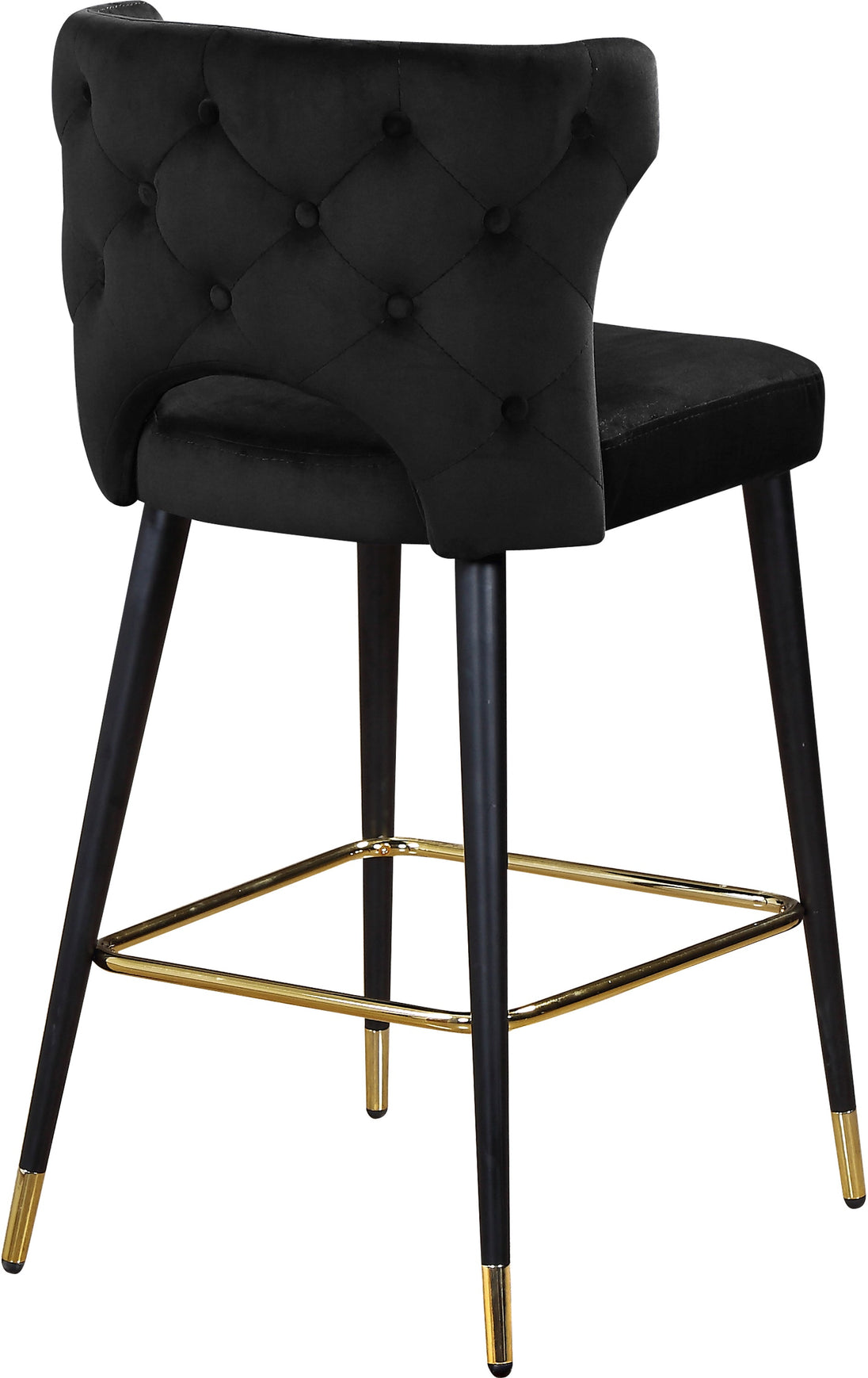 Kelly Velvet Stool - Furniture Depot