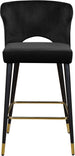 Kelly Velvet Stool - Furniture Depot