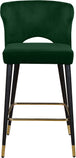 Kelly Velvet Stool - Furniture Depot