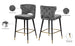 Kelly Velvet Stool - Furniture Depot